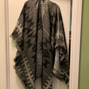 Lane Bryant long flowy shrug